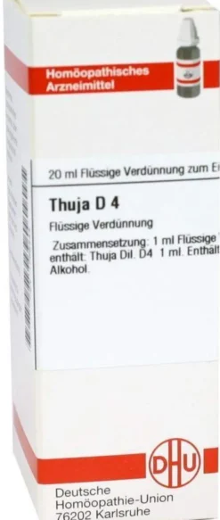 Dhu Thuja D4 20 ml Dilution
