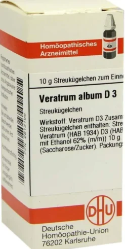 Dhu Veratrum Album D3 10 G Globuli