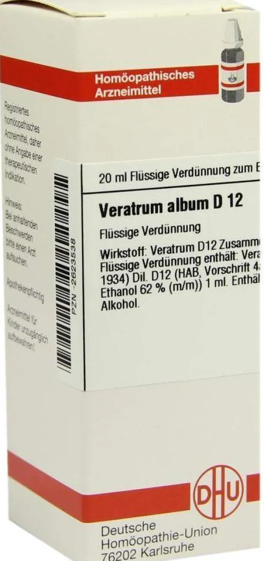 Dhu Veratrum Album D12 20 ml Dilution