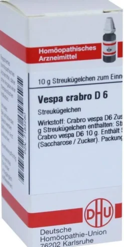 Dhu Vespa Crabro D6 10 G Globuli