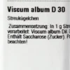 Dhu Viscum Album D30 10 G Globuli