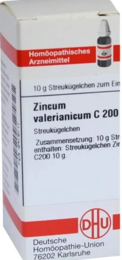 Dhu Zincum Valerianicum C200 10 G Globuli