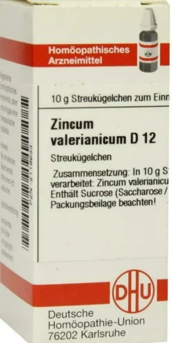 Dhu Zincum Valerianicum D12 10 G Globuli