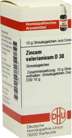 Dhu Zincum Valerianicum D30 10 G Globuli