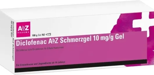 Diclofenac Abz Schmerzgel 10 mg Pro 1 G 100 G Gel