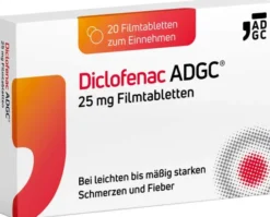 Diclofenac ADGC 25 mg 20 Filmtabletten