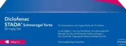 Diclofenac Stada Schmerzgel Forte 20 mg Je G 100 G Gel