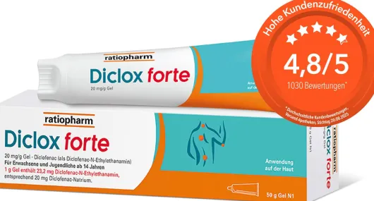 Diclox forte Ratiopharm Gel 50 g