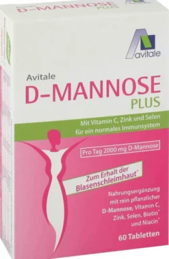 D-Mannose Plus 2000 mg 60 Tabletten