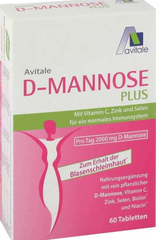 D-Mannose Plus 2000 mg 60 Tabletten