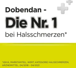 Dobensana Zuckerfrei Zitronengeschmack 1,2 mg & 0,6 mg 24 Lutschtabletten