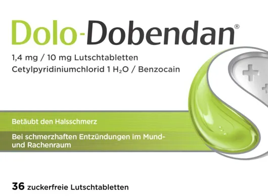 Dolo Dobendan 1,4 mg pro 10 mg 36 Lutschtabletten