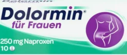Dolormin für Frauen mit Naproxen 10 Tabletten