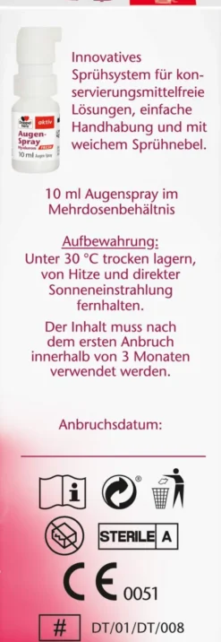Doppelherz Aktiv Augen-Spray Hyaluron Fresh