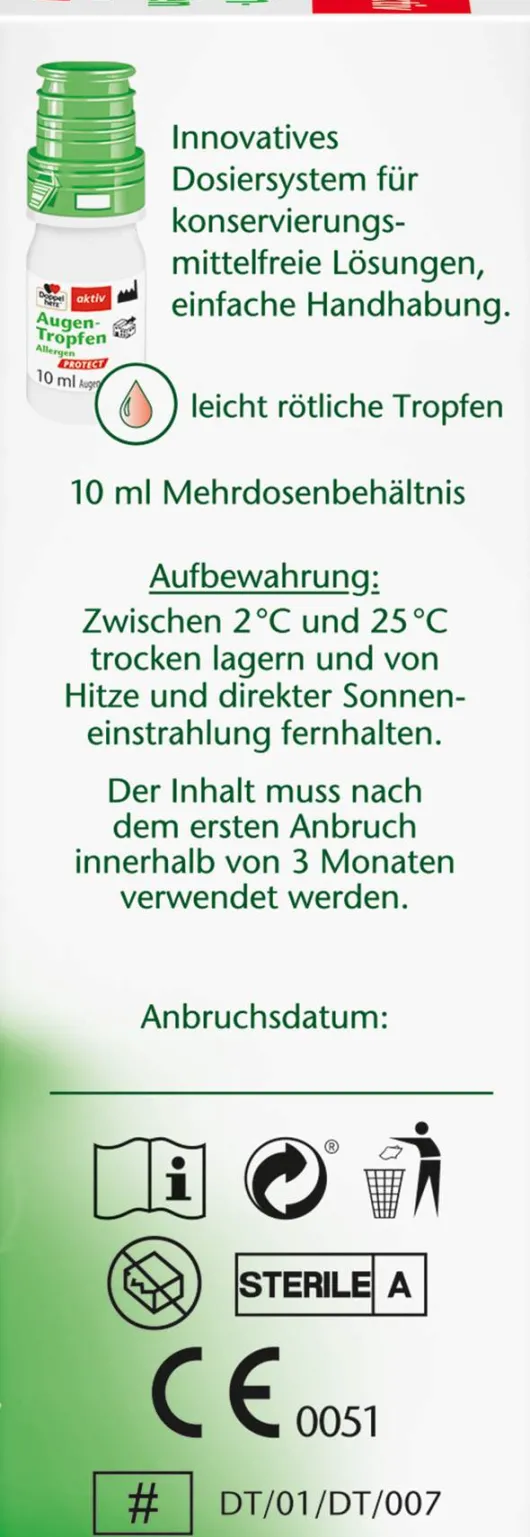 Doppelherz Aktiv Augen-Tropfen Allergen Protect 10 ml
