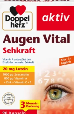 Doppelherz Aktiv Augen Vital Sehkraft 90 Kapseln