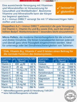 Doppelherz Aktiv A-Z + Immun Direct 20 Pellets Mit...