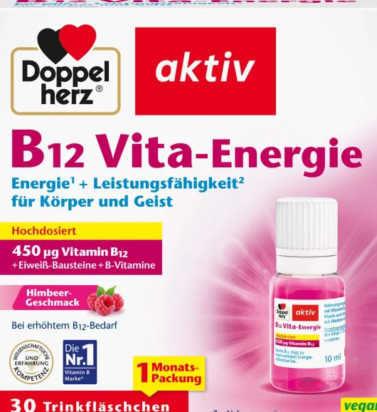 Doppelherz aktiv B12 Vita-Energie 30 Trinkampullen