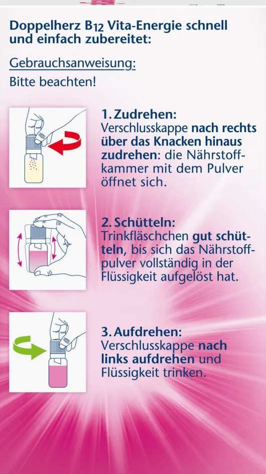 Doppelherz aktiv B12 Vita-Energie 30 Trinkampullen