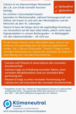 Doppelherz Aktiv Calcium 700 + Vitamin D3 30 Tabletten