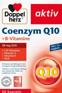 Doppelherz Aktiv Coenzym Q10 + B - Vitamine 30 Kapseln