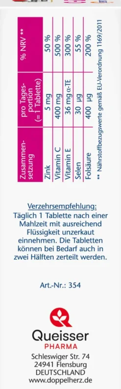Doppelherz Aktiv C Plus Zink Plus E Depot 40 Tabletten