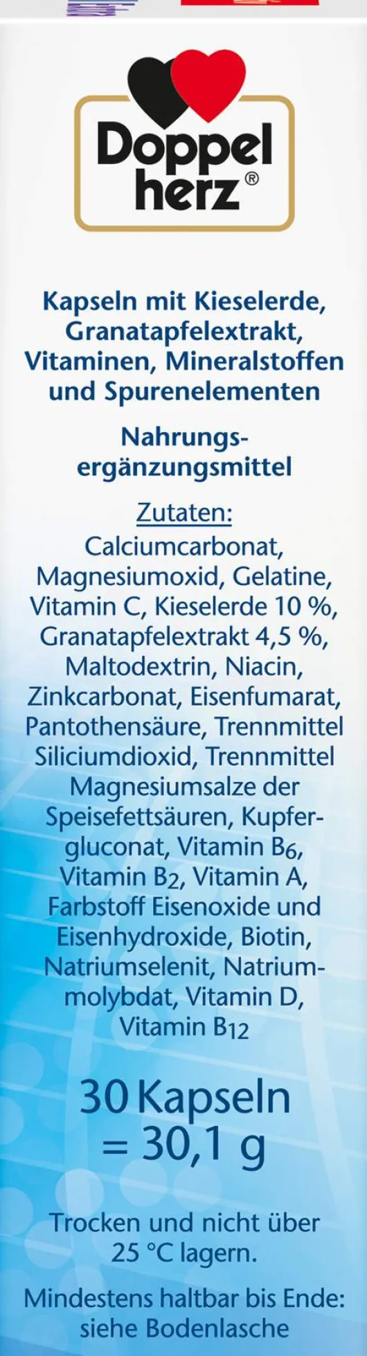 Doppelherz Aktiv Feste Nägel Extra Kapseln 30 Kapseln