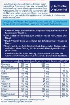 Doppelherz Aktiv Kieselerde + Kollagen 30 Tabletten