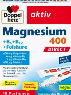 Doppelherz aktiv Magnesium+B Vitamine 40 Direct Pellets