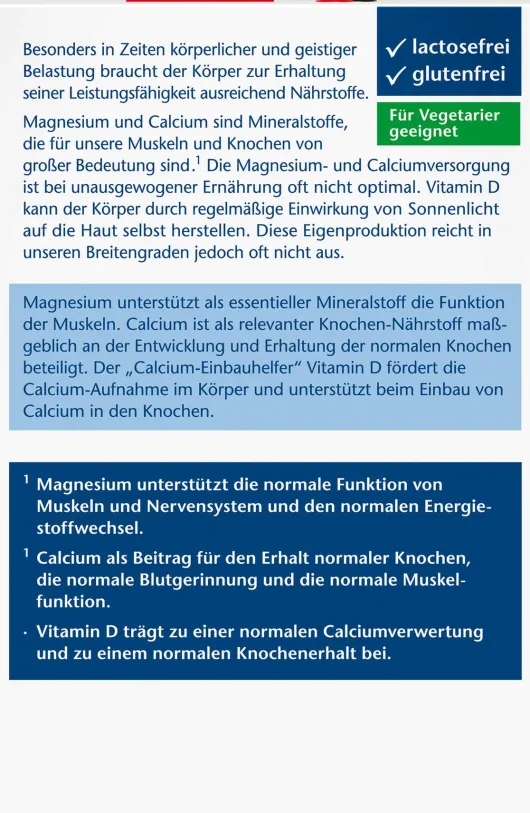 Doppelherz aktiv Magnesium + Calcium + D3 100 Tabletten