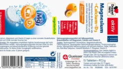 Doppelherz Aktiv Magnesium + Calcium + D3 15 Brausetabletten