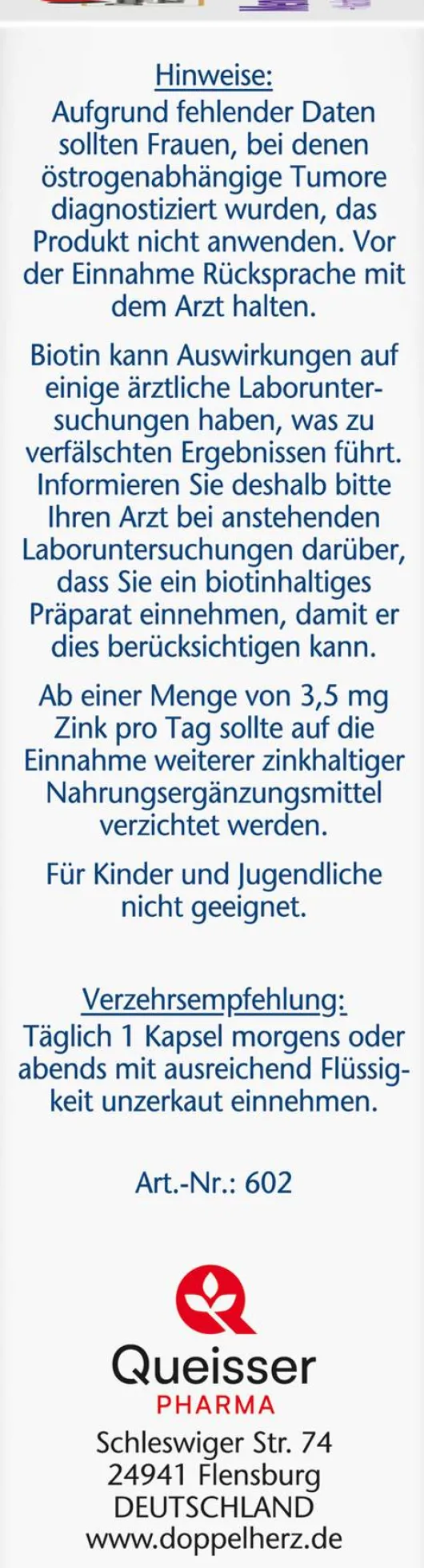 Doppelherz Aktiv Meno Rotklee + Nachtkerzenöl + Biotin 30 Kapseln