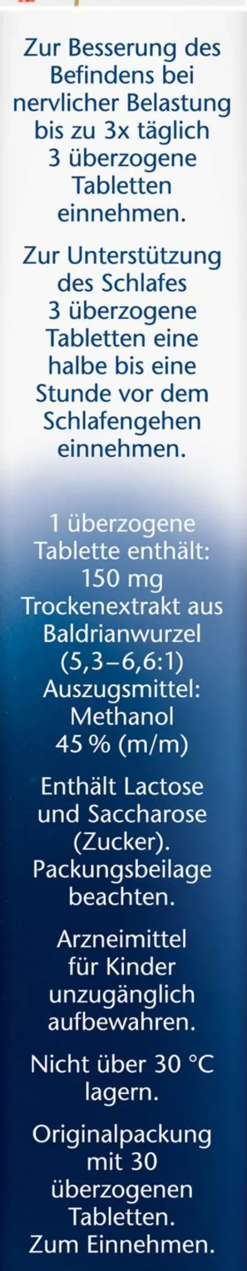 Doppelherz Aktiv Nachtruhe Baldrian - Schlaf - Dragees N 30 Stück