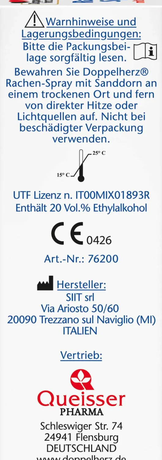 Doppelherz Aktiv Rachen-Spray Mit Sanddorn 30 ml