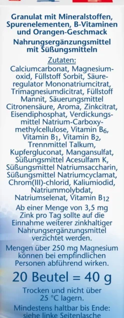 Doppelherz Aktiv Sport Direct Vitamine+mineralien 20 Beutel
