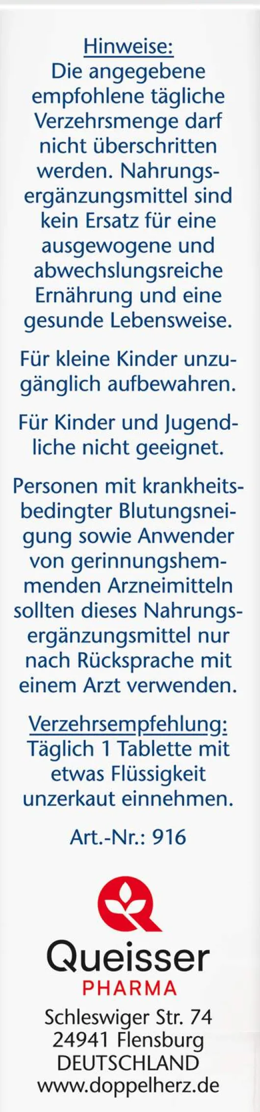 Doppelherz aktiv Stress gute Nerven 30 Tabletten