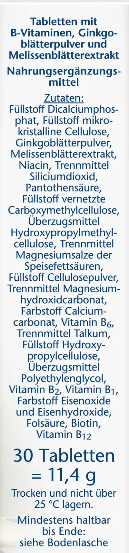 Doppelherz aktiv Stress gute Nerven 30 Tabletten