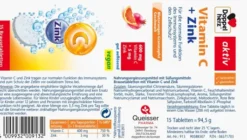 Doppelherz aktiv Vitamin C + Zink 15 Brausetabletten
