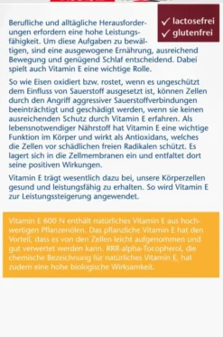 Doppelherz Aktiv Vitamin E 600 N 40 Weichkapseln
