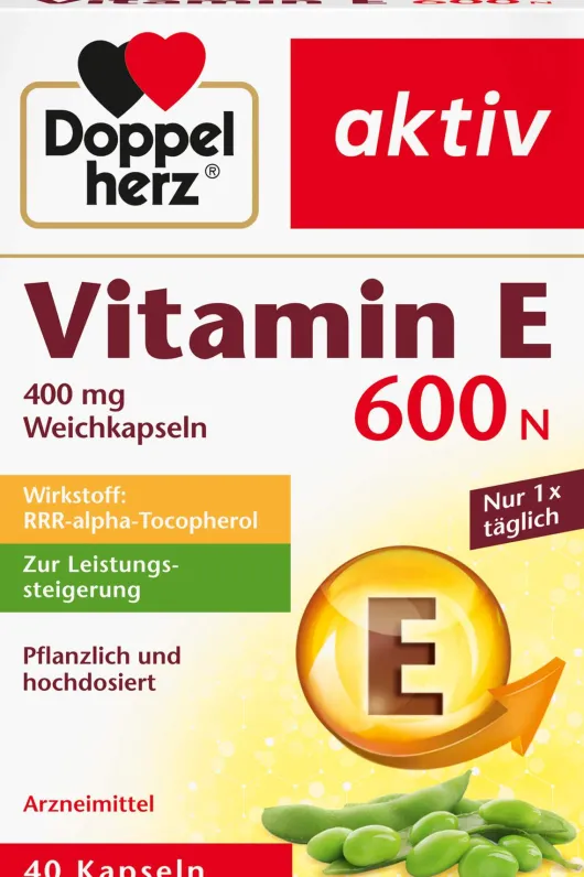 Doppelherz Aktiv Vitamin E 600 N 40 Weichkapseln