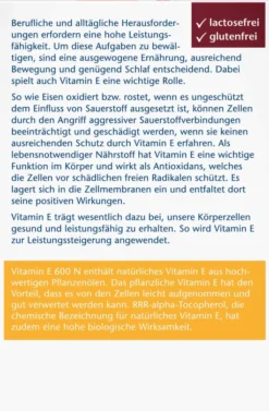 Doppelherz aktiv Vitamin E 600 N 80 Weichkapseln