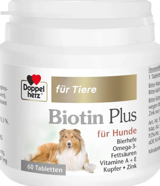 Doppelherz Für Tiere Biotin Plus Tabletten Für Hunde 60 Stück