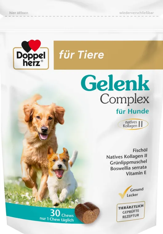 Doppelherz Gelenk Complex für Hunde 30 Chews