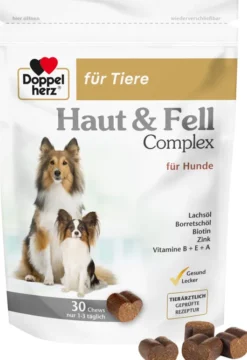 Doppelherz Haut & Fell Complex für Hunde 30 Chews
