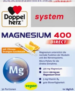 Doppelherz Magnesium 400 Direkt System 30 Portionsbeutel