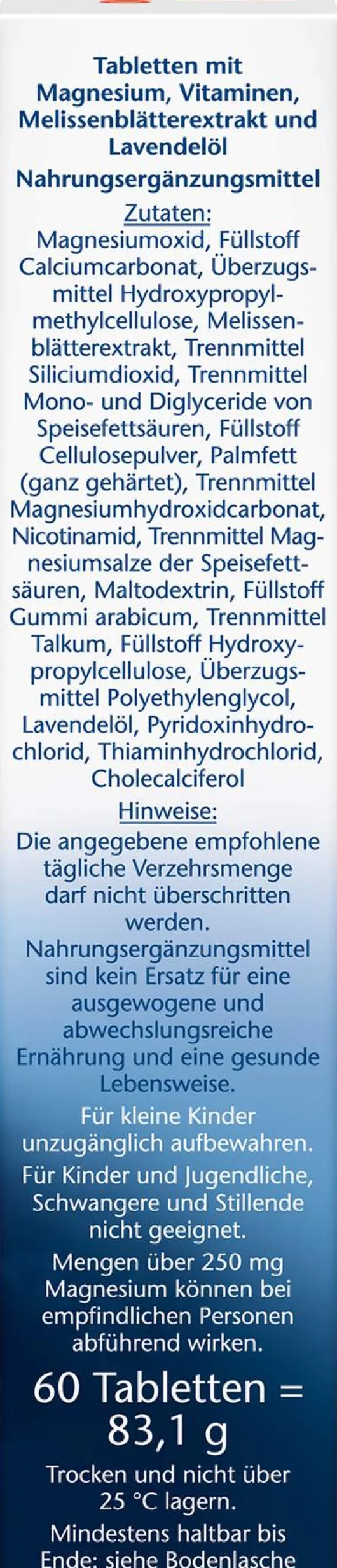 Doppelherz Magnesium 400 Für die Nacht 60 Tabletten