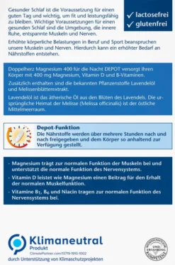 Doppelherz Magnesium 400 Für die Nacht 60 Tabletten