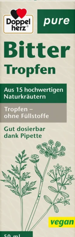 Doppelherz pure Bitter Tropfen 50 ml