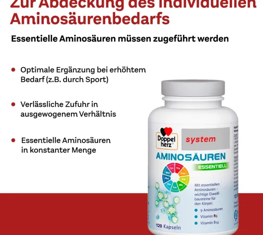 Doppelherz System Aminosäuren Essentiell 120 Kapseln