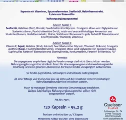 Doppelherz system Augen Sehkraft + Schutz 120 Kapseln